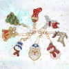 Sleutelhanger Kerst 8 stuks